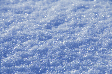 Obraz premium 雪面・雪のアップ・氷の結晶