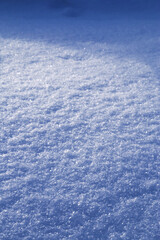 Obraz premium 雪面・雪のアップ・氷の結晶