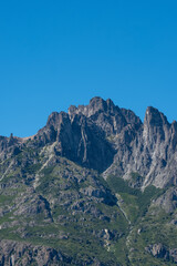 Obraz premium Mountain peak in the morning 