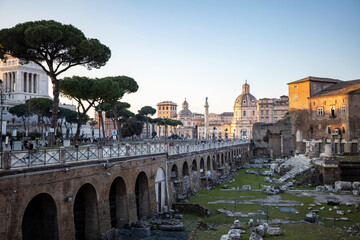 ancient excavations in rome.