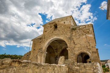 Church ruins. Alhama de Granada, Andalusia, Spain.
Beautiful and interesting travel destination in the warm Southern region. Public street view.