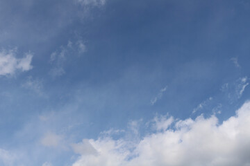 blue sky with clouds