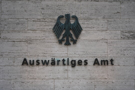 Das Ausw&auml;rtige Amt in Berlin, Ausw&auml;rtiges Amt, das Au&szlig;enministerium der Bundesrepublik Deutschland in Berlin am 09.02.2022