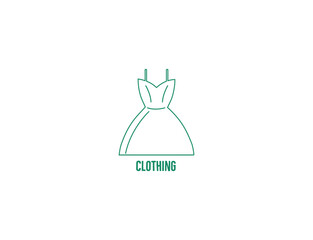 clothing icon for shops vector illustration 