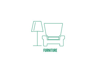 house furniture icon vector illustration 