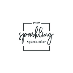modern sparkling management logo vector design template. simple sparkling party logo vector design template isolated on white background.