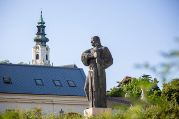 Statue of Pribina in Nitra, Slovakia - 486070606