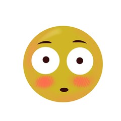  Embarrassed smiley face