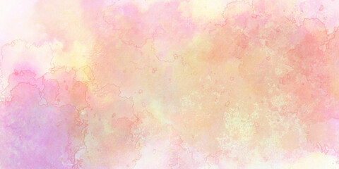 Abstract watercolor background with watercolor splashes with Abstract colorful pastel with gradient multicolor toned background, ideas graphic design.