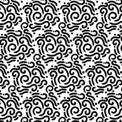 black and white abstract lines pattern creative vintage design background vector illustration