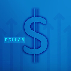 2d rendering usd Dollar symbol