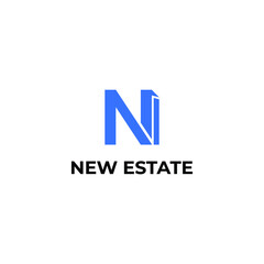 CONCEPT CONSTRUCTION LETTER N REAL ESTATE MODERN
