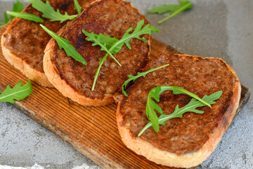  Home made Hod   Minced meat  sandwich