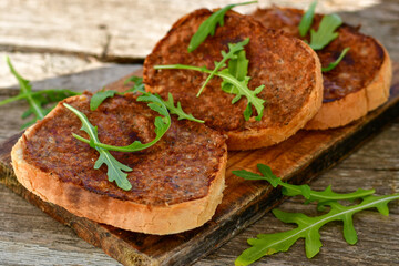  Home made Hod   Minced meat  sandwich