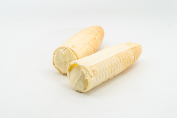 Corn waffle cold drink on monochrome background