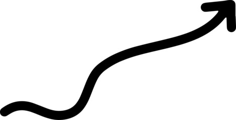 arrow hand draw icon