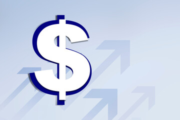 2d rendering usd Dollar symbol 
