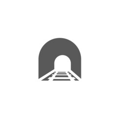 Tunnel vector icon