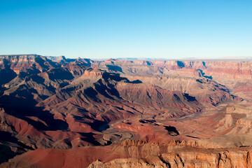 Fototapeta na wymiar Grand Canyon aerial view. picturesque landscape of America