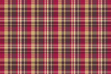 Seamless tartan plaid pattern background with vintage color.