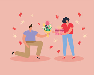 lovers couple characters