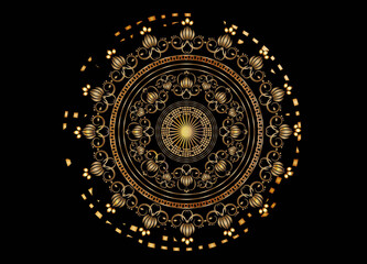 filigran gestaltetes orientalisches Ornament
 