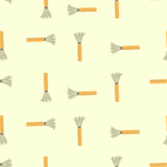 Palm tree seamless pattern. Background of tropical plant.