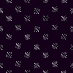 Soundwave seamless pattern. Curve waves background.