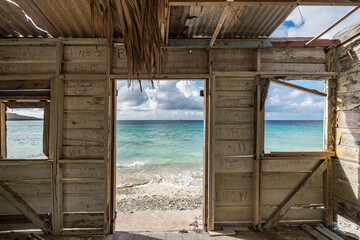   views around the Caribbean island of Curacao