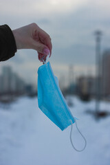 Russia / Moscow / How I want to get rid of masks ... / 09.02.2022