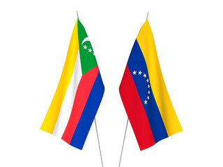 Union of the Comoros and Venezuela flags