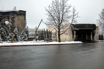 Obraz premium winter in the city...ALMATY-KZ.