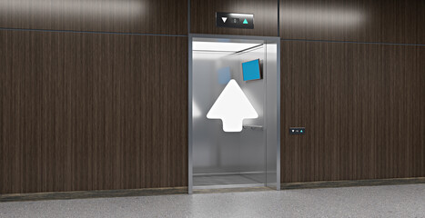 elevator to the top © Val Thoermer