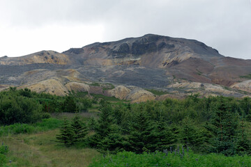 Erloscher Vulkankrater bei Stykkisholmur