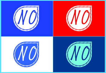 NO letter new logo and icon design