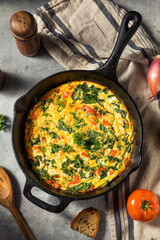 Homemade Egg and Spinach Frittata