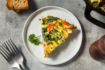 Homemade Egg and Spinach Frittata