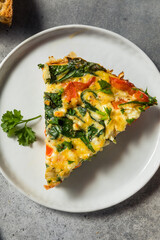Homemade Egg and Spinach Frittata