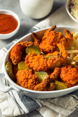 Homemade Nashville Hot Fried Shrimp