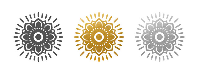 Beautiful Mandala Ornament - Vector Set