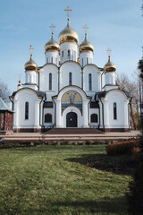 Fototapeta na wymiar Pereslavl-Zalessky, Russia - St. Nicholas Convent, Church of the Annunciation of the Blessed Virgin Mary