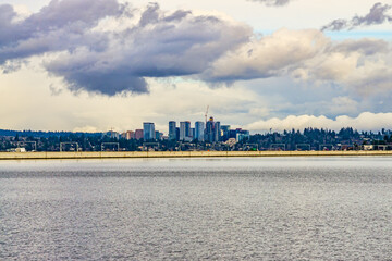 Clouds Lake And Bridge 5