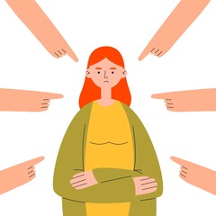 Bullying teenage, homophobia, bullying lesbian girl because of orientation.