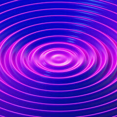Pink and Blue 3D Ripples