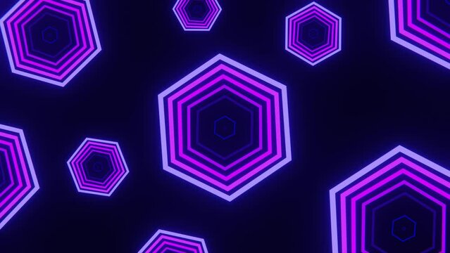 Electro bloom loop 3d animation