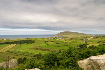 Fototapeta na wymiar Panorama irlandese (contea di Donegal)