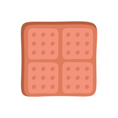 square wafer cookie