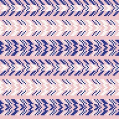 Chevron Fair Isle Seamless Pattern Design