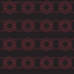 Christmas Fair Isle Seamless Pattern Design