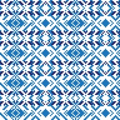 Christmas Fair Isle Seamless Pattern Design